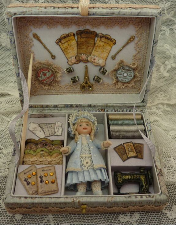 Doll in a trunk
